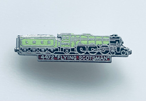 Flying scotsman 70s - flying, enamel