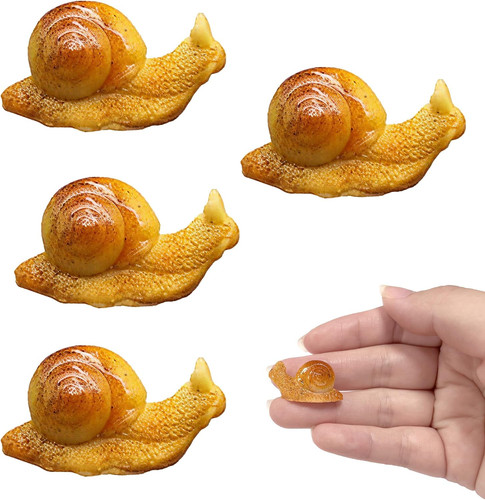 Mini resin snail ornaments - mini,