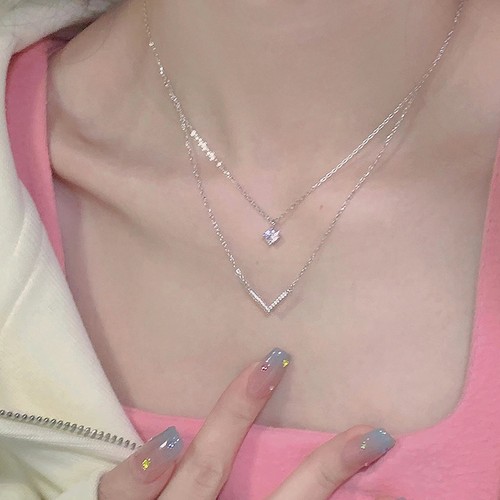 Dainty layered heart - dainty,
