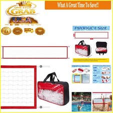 Adjustable Pool Volleyball Net