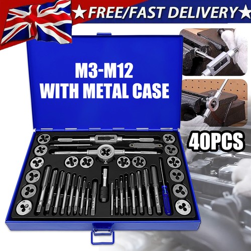 Blue metal case 40x - blue, tap