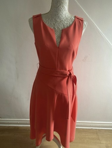 Karen millen coral colourblock - karen,