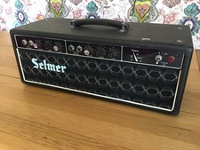 Selmer Treble ‘N’ Bass 50 MK-II Valve Amp Head 1960s - Blue and Black