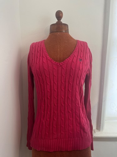 Ladies crew pink jumper - ladies,