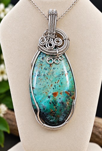 Blue green dendritic - green,