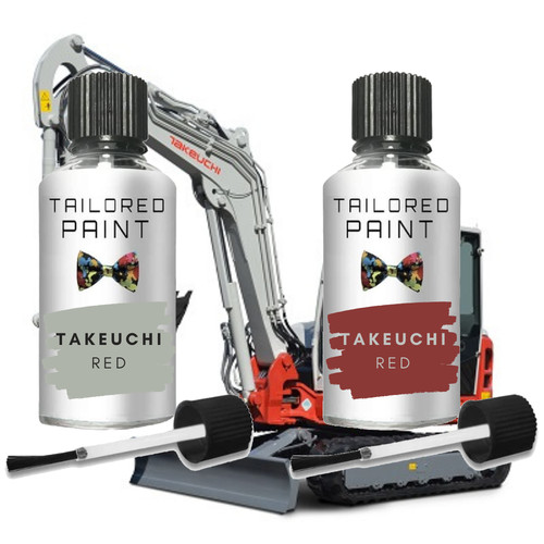 Takeuchi red grey - red,