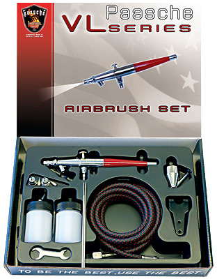 Paasche 3as airbrush set - vl-3as,