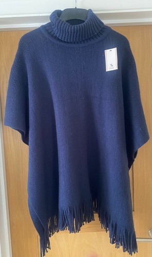 Bnwt ladies navy fringed - ladies,