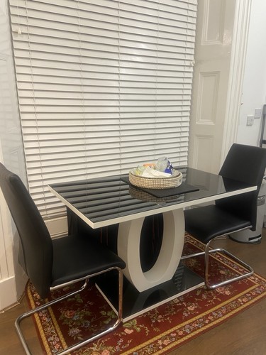 Dinning table with four chairs - with,