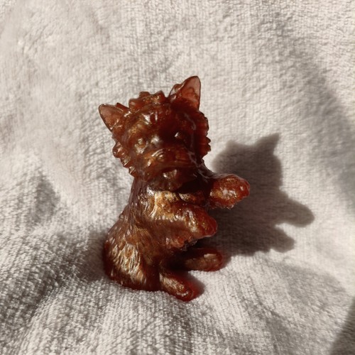 Homemade resin yorkie - homemade,