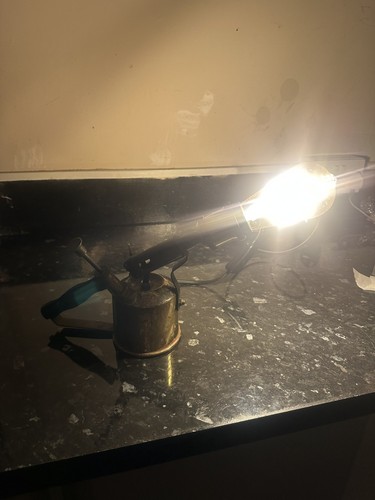Steampunk blow torch brass - blow,