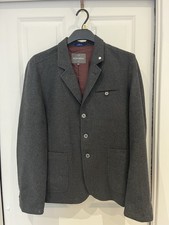 Peter Werth Wool Blend Jacket/Blazer. Size L. Dark Grey. Good Cond 