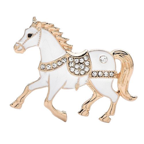 2pcs horse enamel brooch - 2pcs,