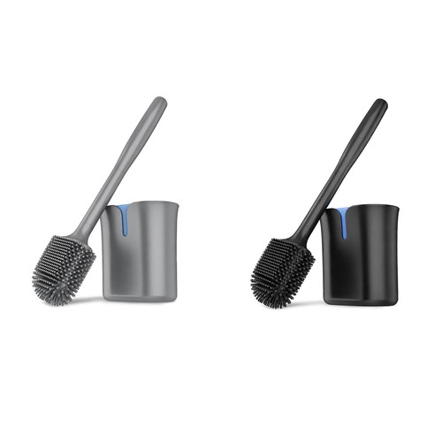 Toilet brush and holder - toilet,