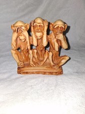 3 Wise Monkeys Ornament,  Hear