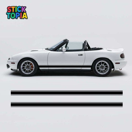 Mazda mx5 side stripes vinyl - mazda,