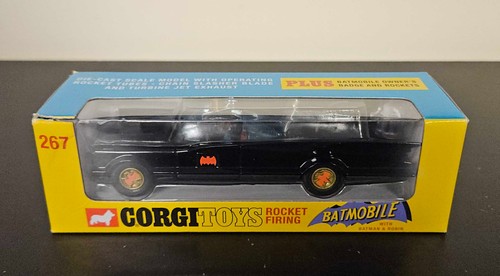 Corgi batmobile with batman - with,