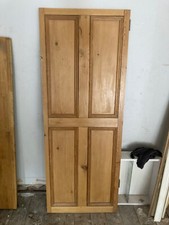 Solid pine finished interior door Victorian 4 panel beaded 7x various sizes OG