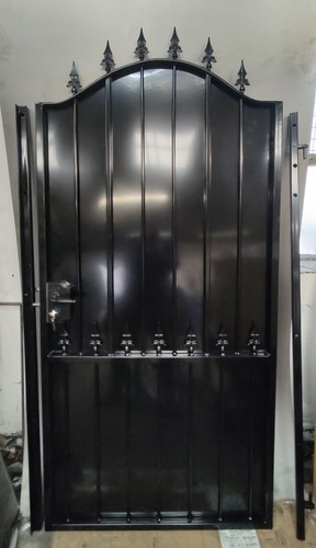 Beautiful arched sheeted gate - beautiful,
