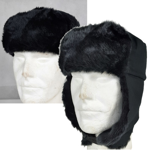 Cossack hat winter black - cossack,