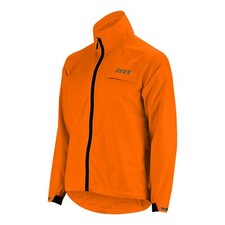 Cycling rain jacket Hooded casual waterproof outdoor Men running top HI VIZ RUUN