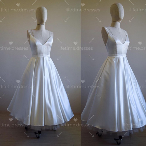 Vintage wedding dresses tea - dresses,