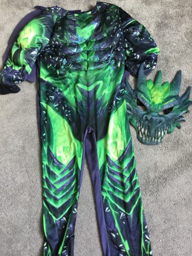 Dragon costume with mask - , and