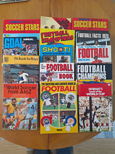 1970s football annuals bundle - football,