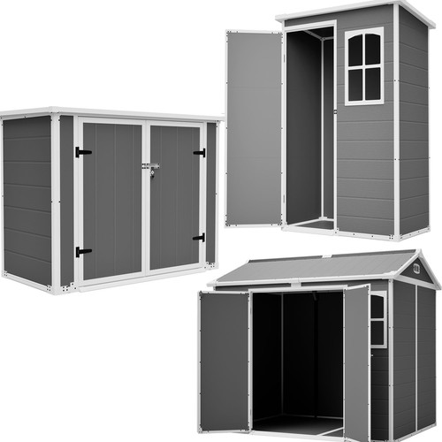 Resin storage shed with floor - resin,