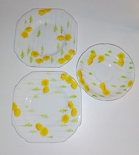 3 Vintage Handpainted Grafton