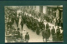 BOSTON WAR MEMORIAL PROCESSION 25.9.21,vintage postcard