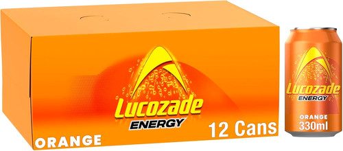 Lucozade energy drink - drink, orange