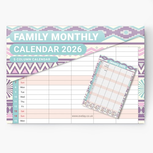 2026 calendar wall - 2026,