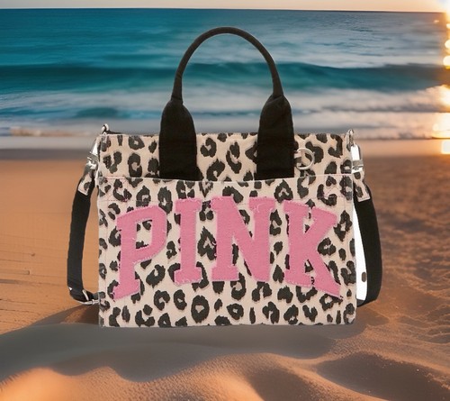 Pink mini crossbod tote bag - pink,