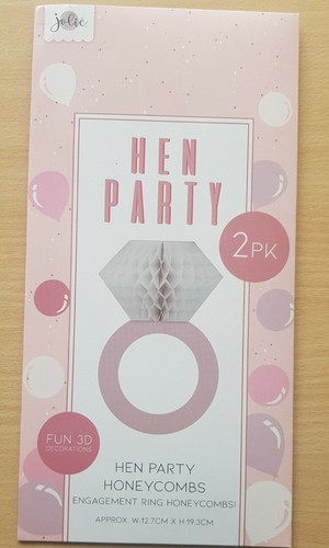 Jolie hen party 2pk - party, honeycombs
