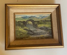 Oil on canvas painting