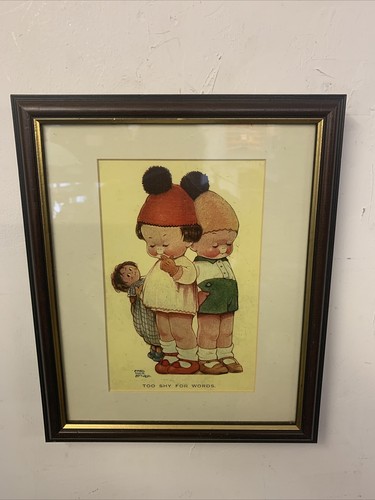 Vintage framed print mabel - vintage, by