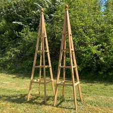 Wooden garden obelisk 5m - garden,