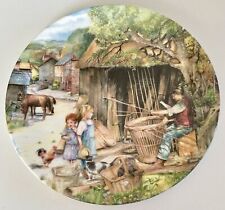 The Basket Maker by Susan Neale Royal Doulton Old Country Crafts Plate - 8"
