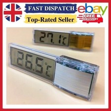 LCD Digital Thermometer Aquarium Fish Tank Vivarium Water Marine Probe UK Seller