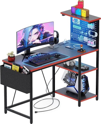 Xyphren shaped gaming desk - shaped,