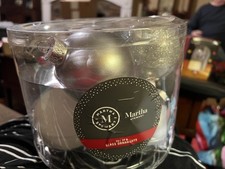 Martha Stewart Glass Ornaments