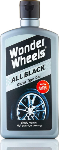 All black gloss tyre - gel, 500ml