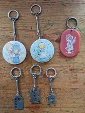 Job Lot Vintage 1970/80's Key Rings - Holly Hobbie - Betsy Clark
