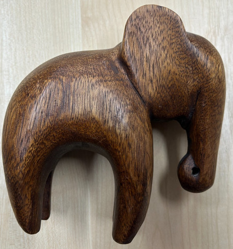Hand carved wooden - , elephant