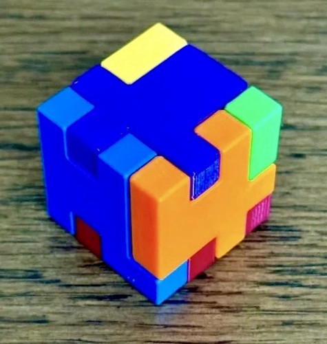 Puzzle cube colors may vary - puzzle,