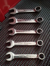 Snap On Short/Stubby Combination Spanners OX1M USA  Spanner Lot.  + extra 17mm