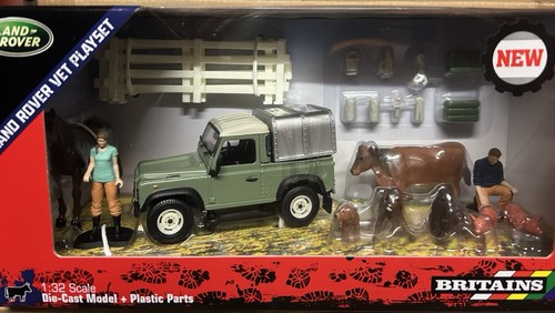 43385 britains land rover vet - rover,