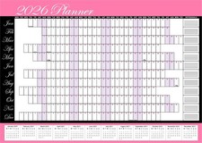 A3 - 1.6M Year Planner Wall