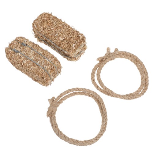 4pcs small hay bales - ,